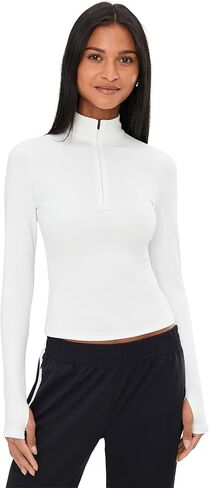 Splits59 Womens Stevie Active Rib نصف سحاب طول الخصر in Saudi Arabia