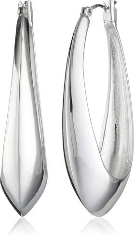 Robert Lee Morris "Soho Sculptural" Oval Hoop Earrings in Kuwait