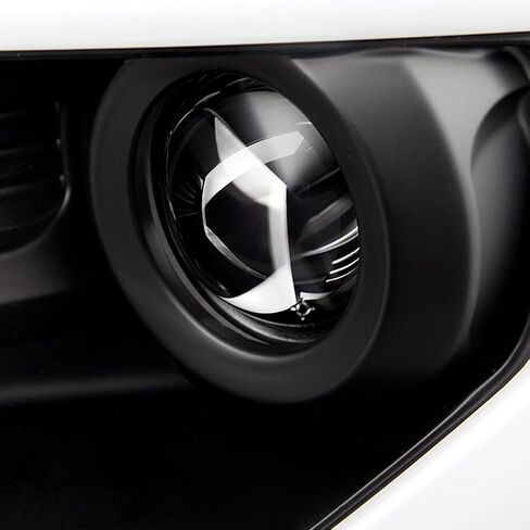 AKKON - For 09-14 Ford F150 Pickup Black Housing DRL Daylight LED Strip Halogen Type Projector Headlights Lamps in Kuwait