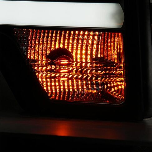 AKKON - For 09-14 Ford F150 Pickup Black Housing DRL Daylight LED Strip Halogen Type Projector Headlights Lamps in Kuwait