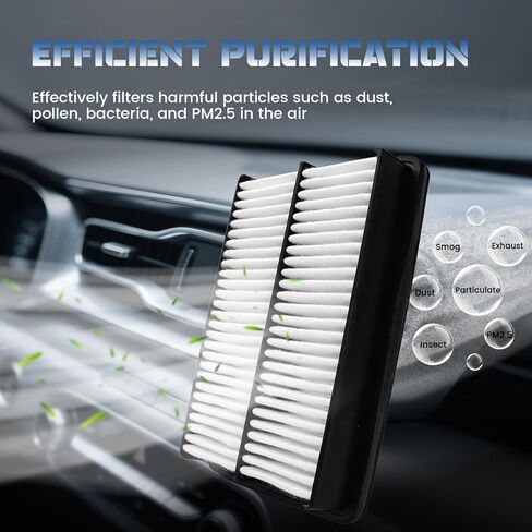 2 Pack Engine & Cabin Air Filter Set CA9482 CF10374 Replacement for Pontiac Vibe 2003 2004 2005 2006 2007 2008 in Saudi Arabia