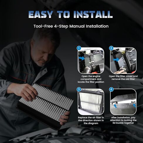 2 Pack Engine & Cabin Air Filter Set CA9482 CF10374 Replacement for Pontiac Vibe 2003 2004 2005 2006 2007 2008 in Saudi Arabia