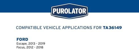 Purolator TA36149 PurolatorTECH Air Filter Compatible With 2013-2019 Ford Escape and 2012-2018 Ford Focus in Saudi Arabia