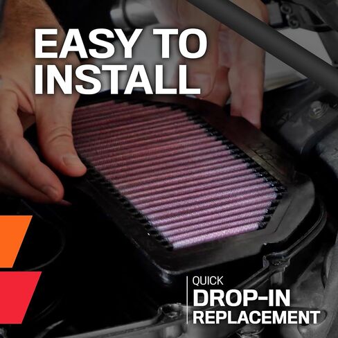 K&N Engine Air Filter: High Performance, Powersport Air Filter: Fits 2006-2018 BMW/HUSQVARNA (F800GS, Adventure, F800GT, F800R, F700GS, F800GS, F650GS, F800ST, F800S, Nuda 900, Nuda 900R) BM-8006 in Kuwait