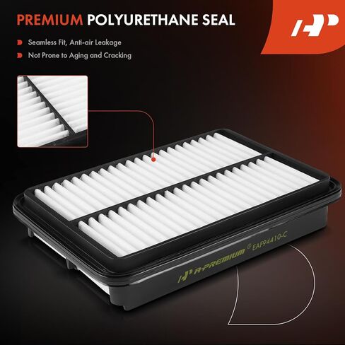 A-Premium 2-PC Engine Air Filter Compatible with Hyundai Santa Fe 2001-2006, 2.4L 2.7L 3.5L in Saudi Arabia