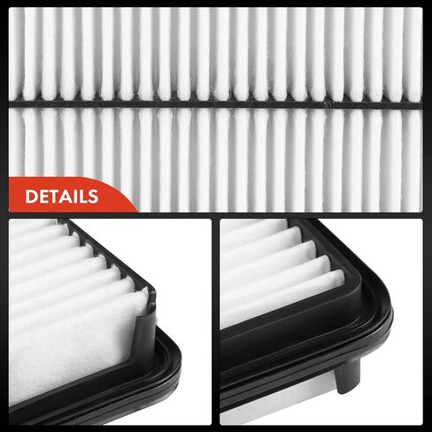 A-Premium 2-PC Engine Air Filter Compatible with Hyundai Santa Fe 2001-2006, 2.4L 2.7L 3.5L in Saudi Arabia