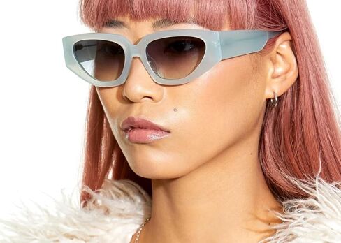 SITO SHADES Axis Designer نظارة شمسية نسائية على شكل عين القطة، نظارات شمسية للمهرجانات القديمة، عدسات غير مستقطبة عصرية عصرية in Kuwait