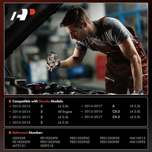 A-Premium High Pressure Fuel Pump Compatible with Mazda CX-5 2013-2017, 3 2012-2018, 6 2014-2017, 2.0L 2.5L in Saudi Arabia