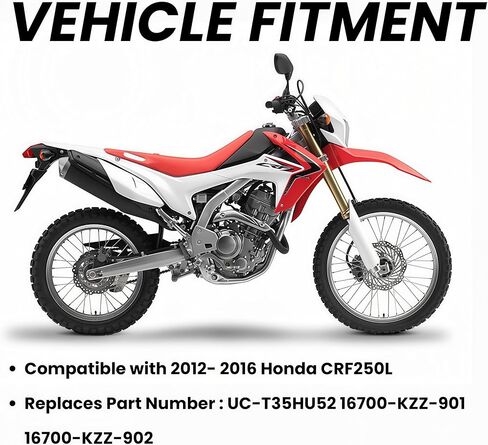 UC-T35HU52 Fuel Pump Assembly Compatible with 2012 2013 2014 2015 2016 Honda CRF250L Repalce # 16700-KZZ-901 16700-KZZ-902 in Kuwait