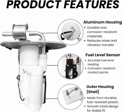 UC-T35HU52 Fuel Pump Assembly Compatible with 2012 2013 2014 2015 2016 Honda CRF250L Repalce # 16700-KZZ-901 16700-KZZ-902 in Kuwait