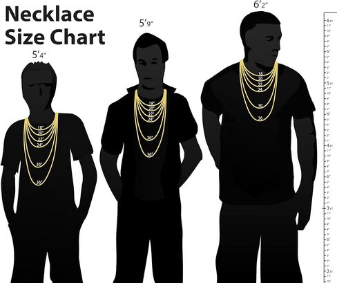 قلادة بسلسلة مربعة من الفولاذ المقاوم للصدأ مطلية بالذهب الأصفر عيار 2.5 مم من The Bling Factory 24 قيراط in Kuwait