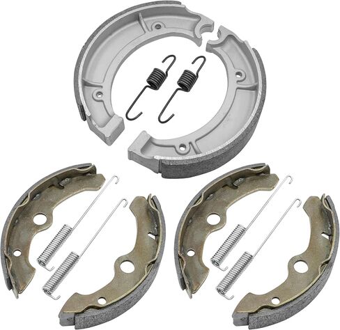 Caltric Front & Rear Brake Shoes Compatible with Yamaha Kodiak 400 Yfm400Fw Yfm-400Fw 1993-1998 in Saudi Arabia
