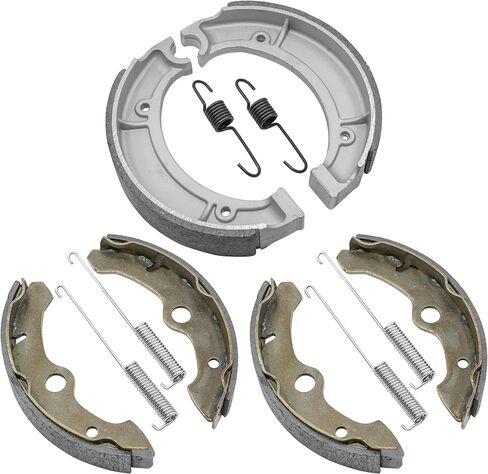 Caltric Front & Rear Brake Shoes Compatible with Yamaha Kodiak 400 Yfm400Fw Yfm-400Fw 1993-1998 in Saudi Arabia