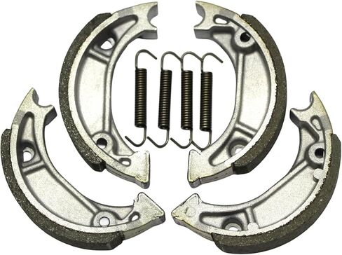Front Rear Brake Shoes for Honda SA50 SA50P Elite 50 SR S 1994 1995 1996 1997 1998 1999 2000 2001 - CRF70F CRF80F Drums 2004 2005 2006 2007 2008 2009 2010 2011 2012 2013 2014 333 MC0268 in Saudi Arabia