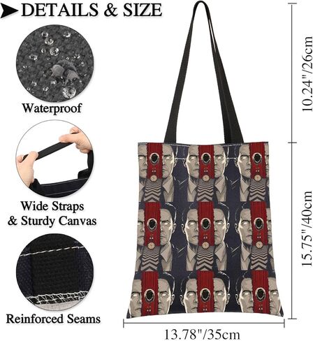 BDPWSS Crime TV Show Canvas Tote Bag الرعب المسلسلات التلفزيونية المشجعين حقيبة سفر TP مستوحاة من البضائع in Saudi Arabia