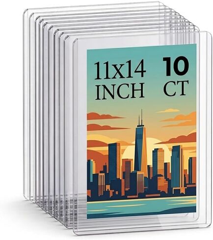 4x6 Hard Sleeve Toploaders - Ultra Durable Card Protectors for Trading Cards, Photos & Collectibles - Crystal Clear PVC, Archival-Safe, Fits 4x6 Inch Sheet (50 Pack) in Kuwait