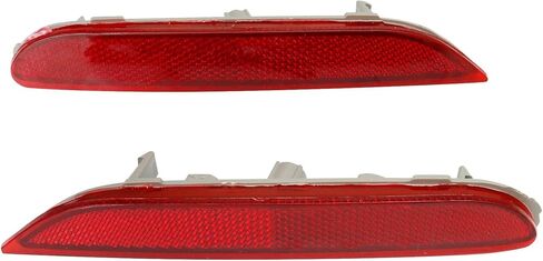 2pcs Rear Bumper Reflector1pcs driver side and 1pcs passenger side Assembly Red LH&RH Compatible with Nissan Altima 2019 2020 26560JJ90A in Kuwait