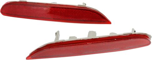 2pcs Rear Bumper Reflector1pcs driver side and 1pcs passenger side Assembly Red LH&RH Compatible with Nissan Altima 2019 2020 26560JJ90A in Kuwait