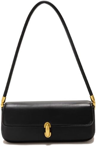 Shoulder Bag Small Handbags Mini Purses for Women Vintage Leather Underarm Bag in Saudi Arabia