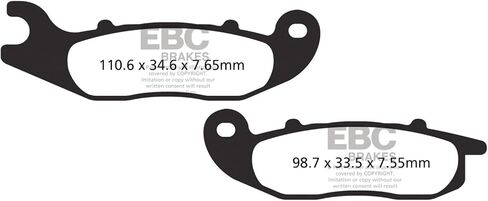 EBC Double-H Superbike Brake Pad Sintered metal - Front left Brake# SFA693HH in Saudi Arabia