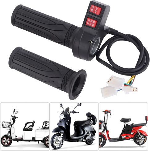 Universal Electric Bicycle Throttle Handle, 3-Speed Adjustable with Forward/Reverse Control for in Saudi Arabia