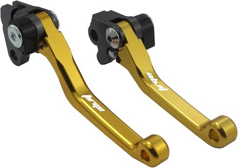 CNC Motorcycle Billet Foldable Pivot Clutch Brake Lever Handle for RM125 RM250 RM 125 250 1996 1997 1998 1999 2000 2001 2002 2003 (L60r06) in Kuwait