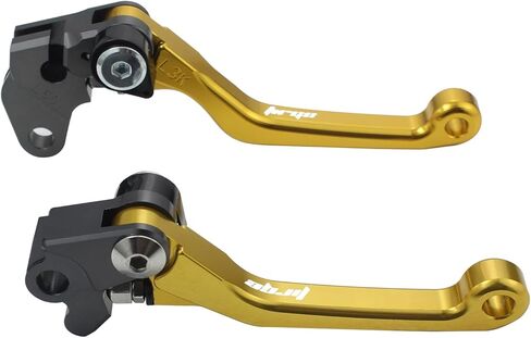 CNC Motorcycle Billet Foldable Pivot Clutch Brake Lever Handle for RM125 RM250 RM 125 250 1996 1997 1998 1999 2000 2001 2002 2003 (L60r06) in Kuwait