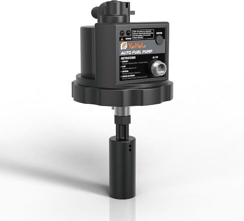 12V DC Gasoline Fuel Pump for Generators,Automatically Pump fuel, Universal Fit with 3 Adapters, Non-stop running the generator in Kuwait