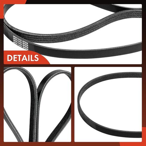 A-Premium 52.97 Inch Engine Serpentine Drive Belt Compatible with Nissan Frontier 1999-2004, Xterra 2000-2004, 3.3L in Saudi Arabia