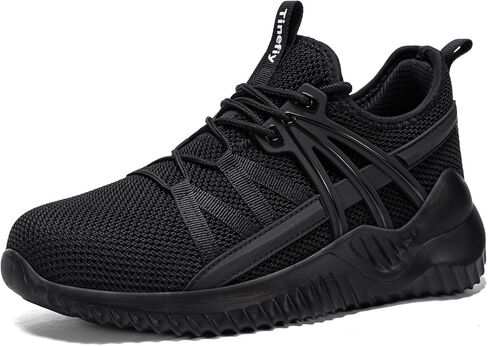 Tinefiy Steel Toe Shoes for Men Lightweight Comfortable Composite Toe Sneakers Safety Work Shoes Cushion Puncture Proof Indestructible Shoe in Saudi Arabia