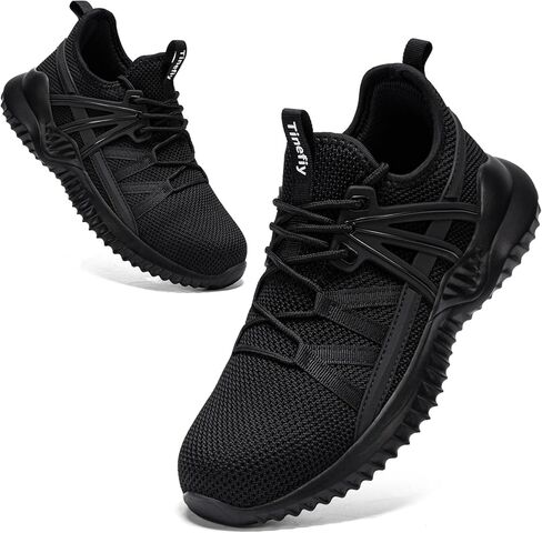 Tinefiy Steel Toe Shoes for Men Lightweight Comfortable Composite Toe Sneakers Safety Work Shoes Cushion Puncture Proof Indestructible Shoe in Saudi Arabia