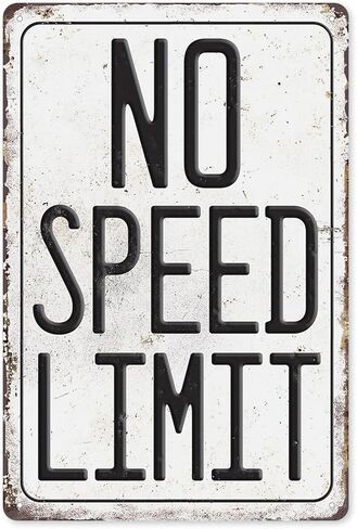 ديكور معدني لعيد الميلاد على شكل شاحنة الوحش، هدايا للأولاد، علامة القصدير الرجعية لا توجد علامة حد للسرعة للأولاد، غرفة الرجل، غرفة النوم، المرآب، غرفة النوم، ديكور فني جداري على الطراز العتيق، 8 × 12 بوصة (53518) in Kuwait