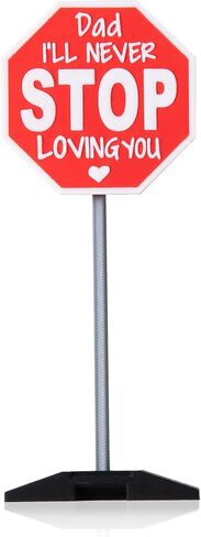 علامة طريق زينة عيد الحب من APLUSWER، مقاس 17.78 سم، أنا أحبك، هدية الذكرى السنوية، ديكور مكتب مضحك، ديكور عيد الحب للمنزل، المكتب، غرفة النوم، رف صينية متدرج - لن أتوقف أبدًا عن حبك in Kuwait