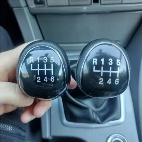مقبض ناقل الحركة اليدوي لرأس السيارة من أجل Ford لـ C-Max للتركيز لـ Mk2 لـ Mk3 لـ Grand لـ C-Max Galaxy لـ Kuga مخصص لكرة الرأس S-Max (5 سرعات سوداء) in Kuwait