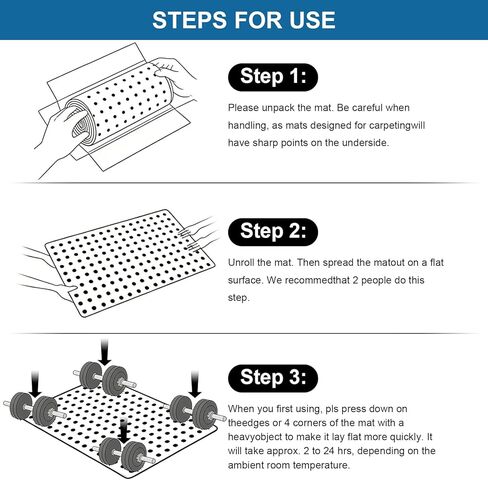 حصيرة كرسي مكتب واضحة للسجاد - 36 "x48" حماية شاقة للسلالات المنخفضة - ليست مناسبة للأرضيات الصلبة in Kuwait