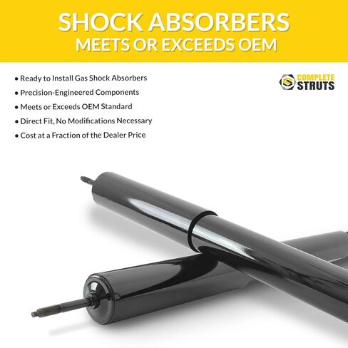 COMPLETESTRUTS - Front Complete Strut Assemblies with Coil Springs and Rear Shock Absorbers Replacement for 2006-2011 Ford Focus - Set of 4 in Kuwait