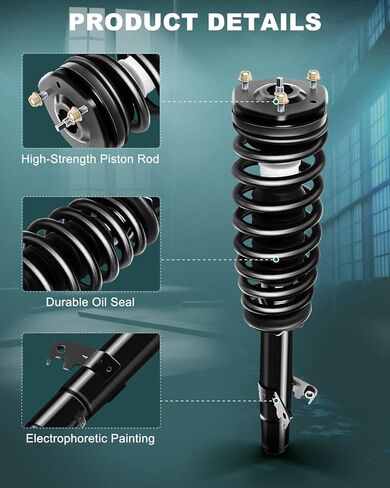 AUTOMUTO Strut Spring Assembly Front Pair Shock Absorber Fit 2007-2009 for Fusion,2007-2009 for Mercury Milan in Saudi Arabia