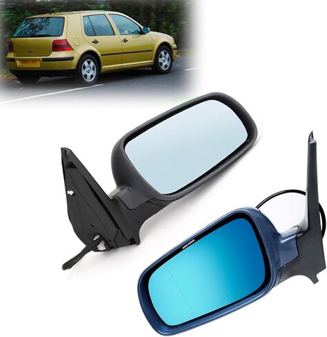 مرآة جناح الباب الجانبية اليسرى واليمنى من Areyourshop مُجهزة بالكهرباء لسيارة VW Golf MK4 Estate & Hatchback 1997-2004, Bora 1998-2005 in Saudi Arabia