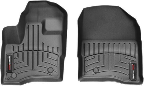 بطانات أرضية مخصصة من WeatherTech لسيارة Lincoln MKS، Taurus، الصف الأول (443021)، أسود in Saudi Arabia