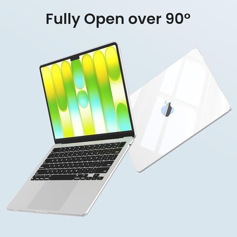 حافظة AKIT لجهاز MacBook Neo 13 بوصة 2026 موديل A3404، غطاء صلب كريستالي واقٍ مضاد للخدش متوافق مع جهاز MacBook Neo الجديد 13 بوصة + 2 غطاء لوحة مفاتيح + واقي شاشة، شفاف in Kuwait