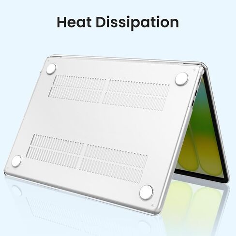 حافظة AKIT لجهاز MacBook Neo 13 بوصة 2026 موديل A3404، غطاء صلب كريستالي واقٍ مضاد للخدش متوافق مع جهاز MacBook Neo الجديد 13 بوصة + 2 غطاء لوحة مفاتيح + واقي شاشة، شفاف in Kuwait