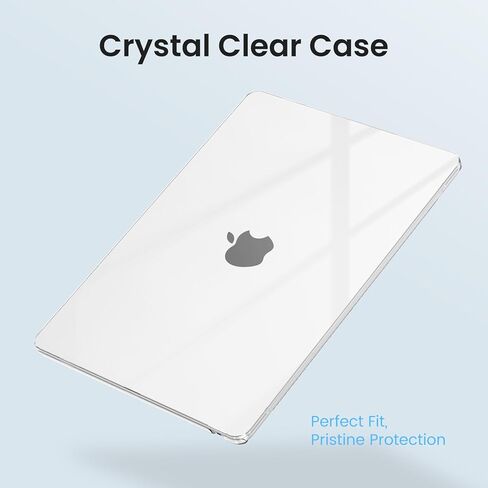 حافظة AKIT لجهاز MacBook Neo 13 بوصة 2026 موديل A3404، غطاء صلب كريستالي واقٍ مضاد للخدش متوافق مع جهاز MacBook Neo الجديد 13 بوصة + 2 غطاء لوحة مفاتيح + واقي شاشة، شفاف in Kuwait