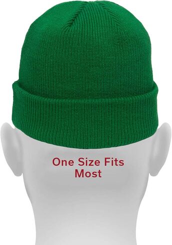 Outdoor Cap Saint Patrick's Day Green Beanie – Cold-Weather Knit Hat with Cuff, One Size, Acrylic Winter Beanie in Saudi Arabia