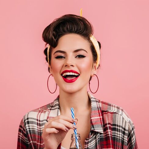 7 Pairs 80s Earrings for Women Pink Hoop Earrings Colored Hoop Earring Multiple Colors Large Hoops Earring for Women for 80's Costume Dancing Outfit Glow Party Accessory Music Festivals in Kuwait