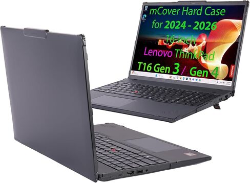 mCover case ONLY Compatible for 2024-2026 16" Lenovo ThinkPad T16 Gen 3 / Gen 4 Series Windows Notebook Computers (NOT Fitting Any Other Lenovo Models)- Purple in Kuwait