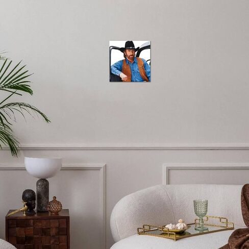 ART.COM Wall Photographic Print CHUCK NORRIS. WALKER, TEXAS RANGER [1993], directed by JERRY JAMESON, TONY MORDENTE., 16" x 16" in Kuwait