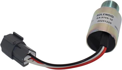 12V Fuel ShutOff Solenoid Valve SA-3725-12 30A87-20402 30A87-20404 For Mitsubishi K4N-D61KG S3L2 MAHINDRA Max28 in Saudi Arabia