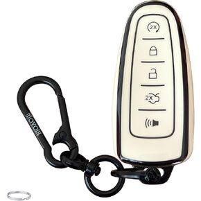 Smart Key Protective Shell for Ford Key Fob Cover with Keychain Fits for Ford Edge Escape Expedition Explorer Focus Taurus Lincoln MKS MKT MKX Remote Key Vehicle Accessories in Kuwait
