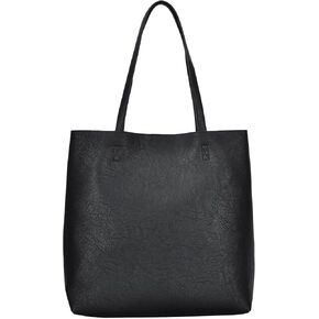 العلامات التجارية MMS Antik Kraft Olivia Tote | حقيبة يد من الجلد النباتي للنساء، حقيبة كتف بمقبض علوي | 14.5 طول × 4.5 عرض × 14.5 ارتفاع in Kuwait