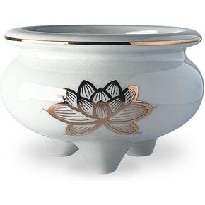 Japanese Buddhist Incense Pot Burner,White Porcelain,Japan in Saudi Arabia